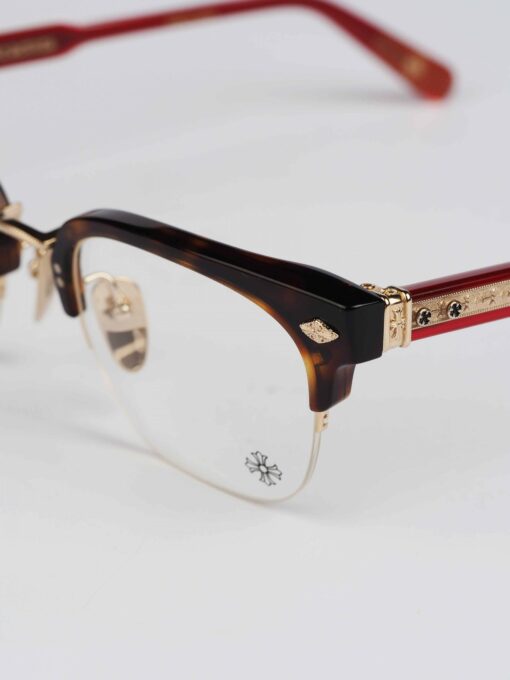 Chrome Hearts Glasses Sunglasses NEENERS – HAVANA TORTOISEGOLD PLATEDBORDELLO 2