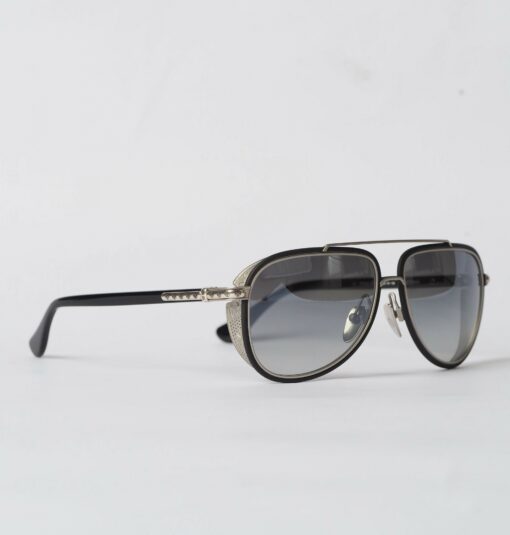 Chrome Hearts Glasses Sunglasses PREYANK – MATTE BLACKMATTE SILVER 2