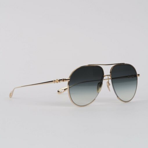 Chrome Hearts Glasses Sunglasses STEPPIN BLU – BLUE GRADIENTGOLD PLATED 2