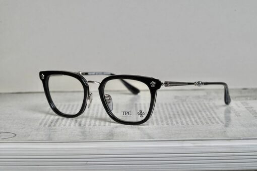 Chrome Hearts Glasses Sunglasses STRAPADICTOME BLACKSILVER 2