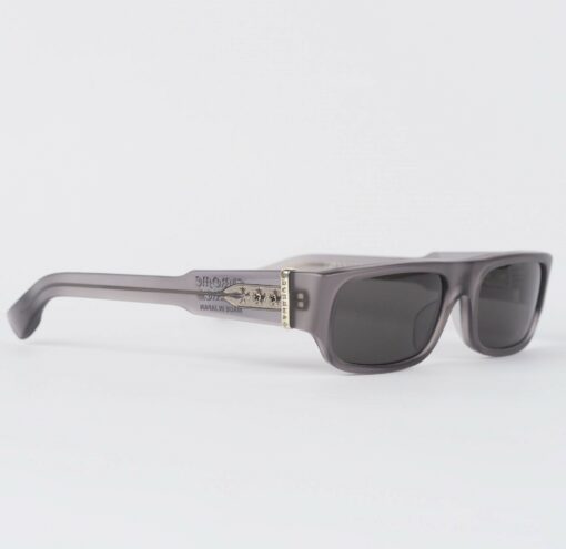 Chrome Hearts Glasses Sunglasses TRYVAGAGAIN – MATTE GRAPHITESILVER 2