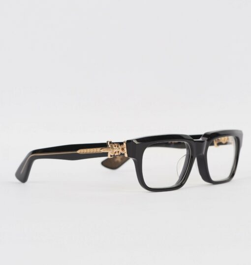 Chrome Hearts Glasses Sunglasses VAGILLIONAIRE I – BLACKGOLD PLATED 2