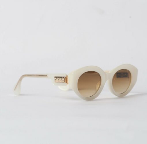 Chrome Hearts Glasses Sunglasses VAJAMMIN – WHITE PEARLGOLD PLATED 1 1