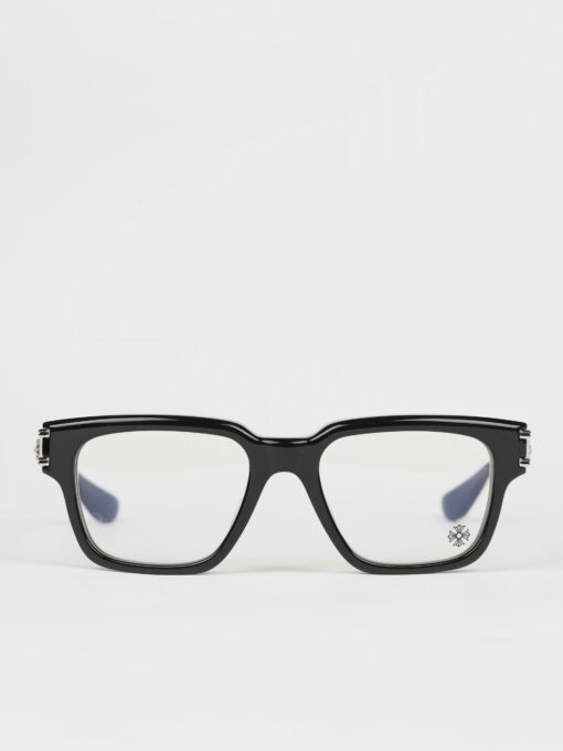 Chrome Hearts glasses BULGE – BLACKSHINY SILVER 2