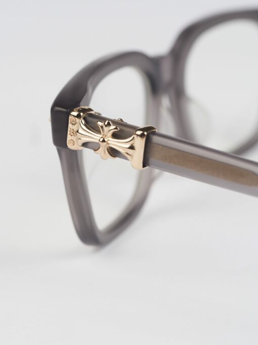 Chrome Hearts glasses COX UCKER – MATTE GRAPHITEGOLD PLATED 5