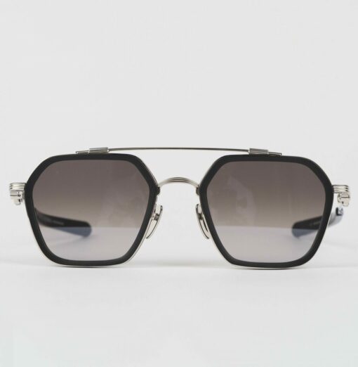 Chrome Hearts glasses Chrome Hearts Sunglasses HOTATION – MATTE BLACKSTAINLESS STEELSILVER 1 1000x1024 1