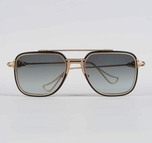 Chrome Hearts glasses Chrome Hearts Sunglasses HUMPSTER – MIDNIGHT BLUEMATTE GOLD PLATED 3