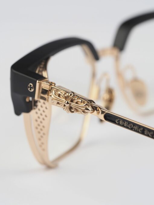 Chrome Hearts glasses Chrome Hearts Sunglasses LGMA – MATTE BLACKGOLD PLATED 4