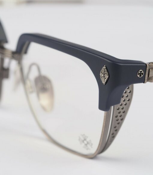 Chrome Hearts glasses Chrome Hearts Sunglasses LGMA – MATTE P.COCK ANTIQUE SILVER 1