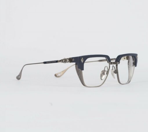 Chrome Hearts glasses Chrome Hearts Sunglasses LGMA – MATTE P.COCK ANTIQUE SILVER 5