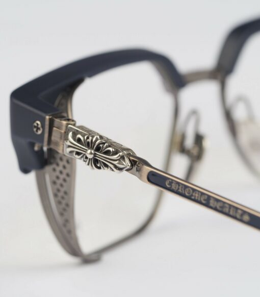 Chrome Hearts glasses Chrome Hearts Sunglasses LGMA – MATTE P.COCK ANTIQUE SILVER 6