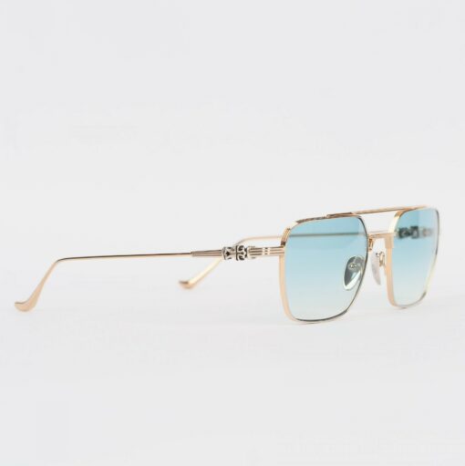 Chrome Hearts glasses Chrome Hearts Sunglasses MAGNUM II – SHINY SILVERGOLD PLATED 2