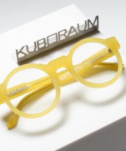 Kuboraum Glasses Sunglasses Mask K10 Yellow 1