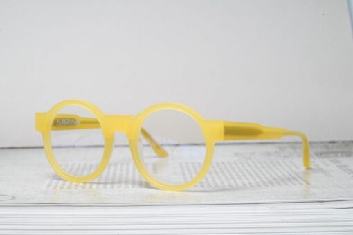 Kuboraum Glasses Sunglasses Mask K10 Yellow 2