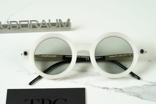 Kuboraum Glasses Sunglasses Mask P1 White 5