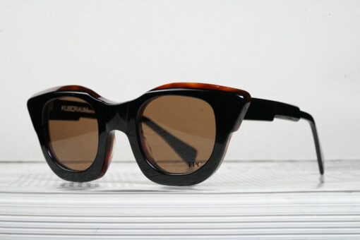 Kuboraum Glasses Sunglasses Mask U10 Havana Black Shine 3