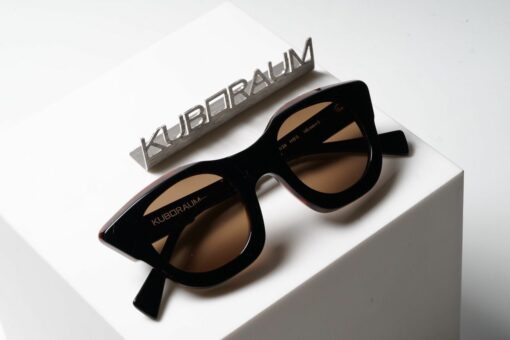 Kuboraum Glasses Sunglasses Mask U10 Havana Black Shine 4