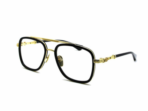 Chrome Hearts Glasses lasses Bella 1111 BLACK GOLD PLATED 1