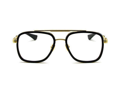 Chrome Hearts Glasses lasses Bella 1111 BLACK GOLD PLATED