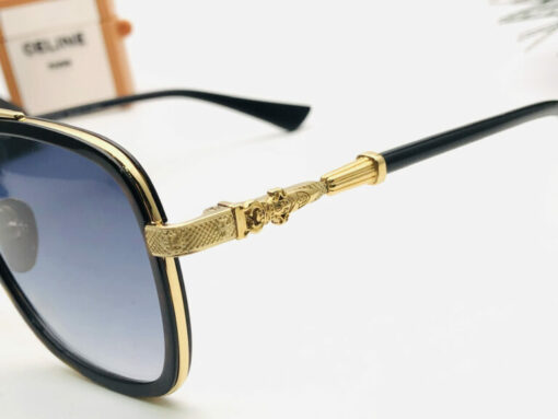 Chrome Hearts Glasses lasses Bella Black GOLD PLATED Version 2 1