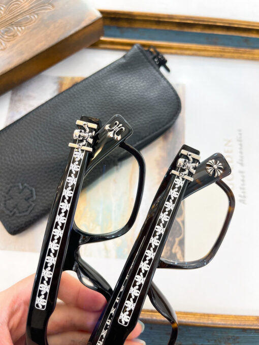 Chrome Hearts Glasses FOTI H.T2 DARK TORTOISE SILVER 3