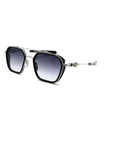 Chrome Hearts Sunglasses Hotation Black Silver