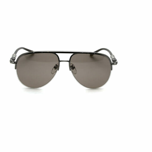 Chrome Hearts Sunglasses Painal A Black Silver 1