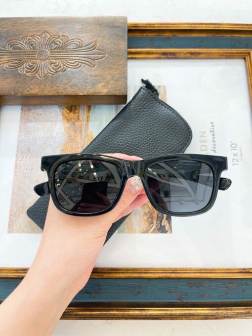 Chrome Hearts Sunglasses Obapydose Black Silver 925 1