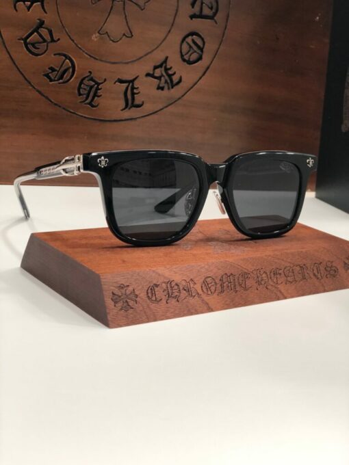 Chrome Hearts Sunglasses frame CH8127 Black Silver 925