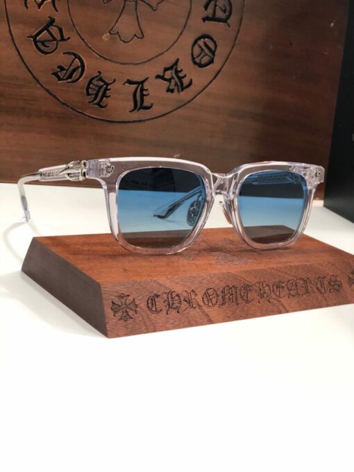 Chrome Hearts Sunglasses frame CH8127 Crystal Silver 925