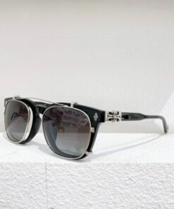 Chrome Hearts Sunglasses frame Pump Me Black Silver 925