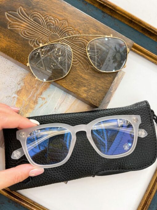 Chrome Hearts Sunglasses frame Pump Me Graphite Silver 925 4