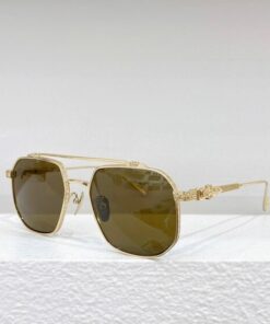 Chrome Hearts Sunglasses frame h8034 Gold Plated