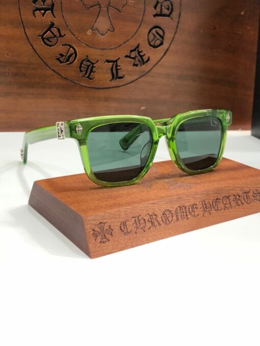 Chrome Hearts glasses Ambidixtrous Dark Olive Silver 925