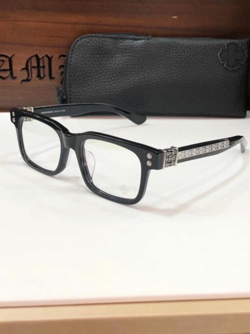 Chrome Hearts glasses Heyhackulate Black Silver 925