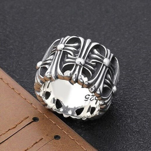 Chrome Hearts Ring Cross 925 Silver