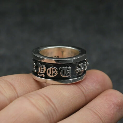 Chrome Hearts Ring Rotating 925 Silver 2