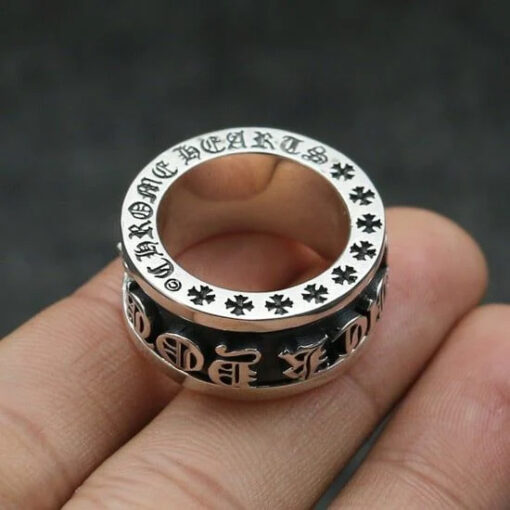 Chrome Hearts Ring Rotating 925 Silver 3