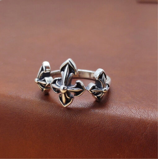 Chrome Hearts Ring Cross 925 Silver CH 20 2